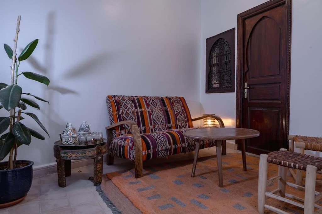 Paisible Riad Privatif Au Coeur De Marrakech Marraquexe Exterior foto